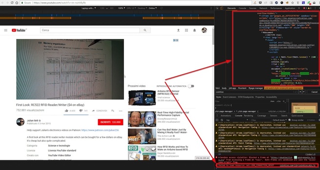 Cryptojacking op YouTube