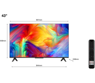 TCL 43P735 Zwart