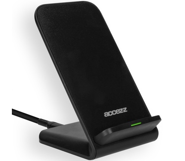 Accezz Qi Desk Wireless Charger - Draadloze oplader - 10 Watt - Zwart