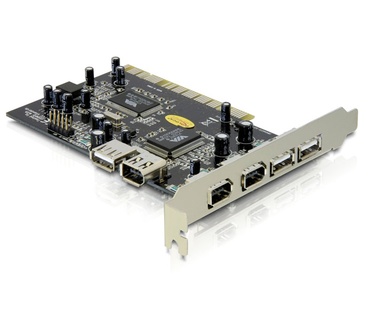 Delock PCI Card > 2x USB 2.0 + 2x FireWire