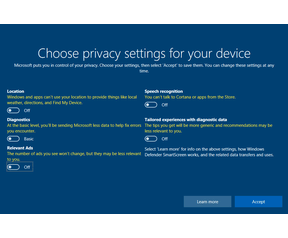 Windows 10 Creators Update Privacy