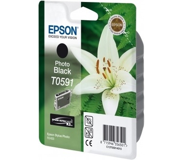 Epson inktpatroon Photo Black T0591 Ultra Chrome K3