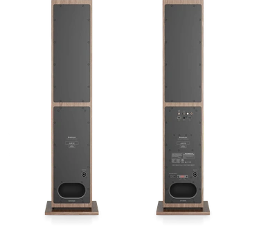 Audio Pro A48 W Smart Multiroom Actieve Vloerstaande Luidsprekers - Multiroom (Linkplay) - Ruimtecorrectie - 2x130W Speakers - Walnoot