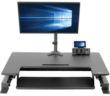 Tripp-Lite WorkWise Height-Adjustable Sit-Stand Desktop Workstation, 36 x 22 in. Monitor Platform