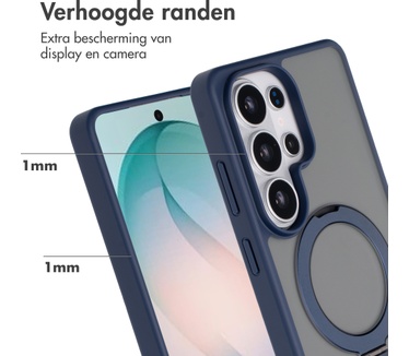 Accezz Ring Stand Backcover met MagSafe Samsung Galaxy S26 Ultra - Blauw