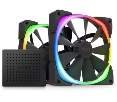 NZXT Aer RGB 2 Triple & Controller Zwart, 140mm