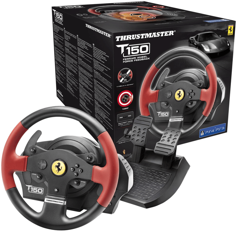 Thrustmaster T150 RS Ferrari Edition Rood, Zwart Kenmerken Tweakers