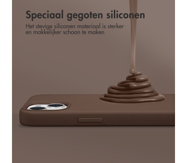 Accezz Liquid Silicone Backcover Samsung Galaxy A37 (5G) - New Tea Brown