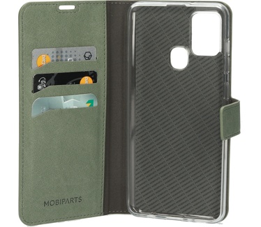 Mobiparts Classic Wallet Case Samsung Galaxy A21s (2020) Stone Green