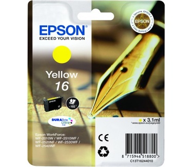 Epson Singlepack Yellow 16 DURABrite Ultra Ink