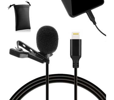 Mojogear Speldmicrofoon met Apple Lightning-aansluiting voor iPhone en iPad