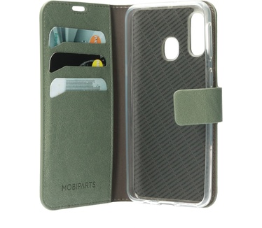 Mobiparts Classic Wallet Case Galaxy A40 Stone Green