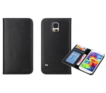 Rock Leather Wallet Case Samsung Galaxy S5 (black)