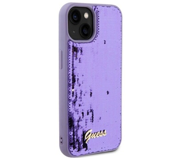 Guess Sequins Back Case - Apple iPhone 13 (6.1") - Paars Paars