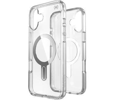 Speck Presidio Perfect Clear + ClickLock Apple iPhone 16 Plus Clear - with Microban