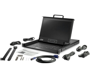 Startech.com 1U 1 poorts KVM console voor server rack 17.3" 1080p HD