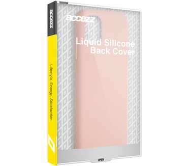Accezz Liquid Silicone Backcover Samsung Galaxy S23 Ultra - Roze