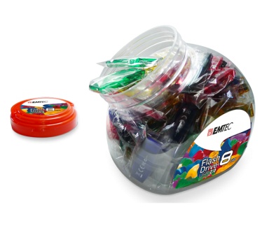 Emtec C410 Color Mix - Candy Jar 2.0 (80 stuks) 16GB Multi-color