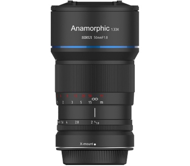 Sirui 50mm f/1.8 Anamorphic 1.33x (Fuji X-mount)