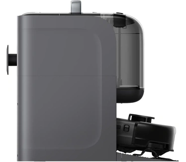 eufy Robotstofzuiger Omni E28, draagbare dieptereiniger, HydroJet systeem, 20.000 Pa zuigkracht, DuoSpiral ontklittende borstels, CornerRover arm, alles-in-één station