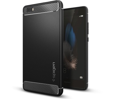Spigen Rugged Armor Case Huawei P8 Lite Zwart