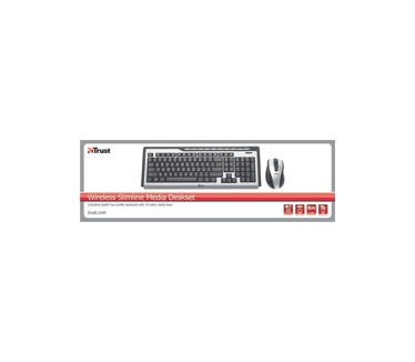 Trust Wireless Slimline Media Deskset
