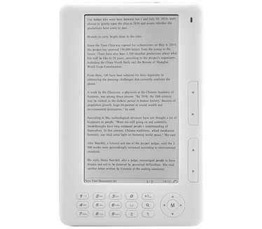 Unotec Moviefunctie LCD Ereader