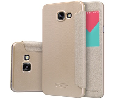 Nillkin Sparkle S-View BookCase Samsung Galaxy A5 (2016) - Goud