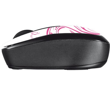 Trust QVY Wireless Micro Mouse Pink Swirls