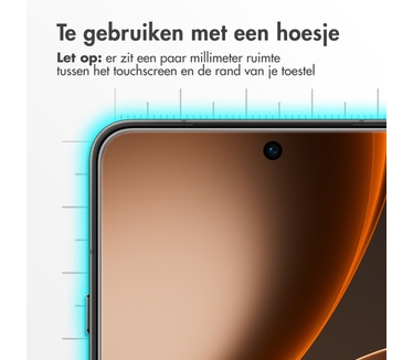 Accezz Gehard Glas Screenprotector Oppo Find X9 Ultra
