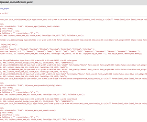 ESPHome's yaml voor displayindeling