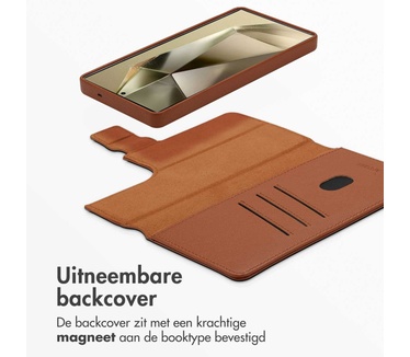 Accezz Leather Bookcase 2-in-1 met MagSafe