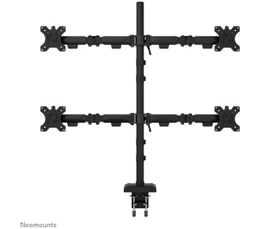 Neomounts Neomounts DS60-600BL2-2 Quadruple monitorarm voor vier schermen 10-32"