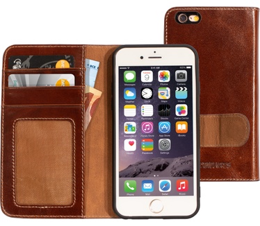 Mobiparts Excellent Wallet Case 2.0 Apple iPhone 6, iPhone 6S Oaked Cognac