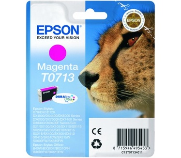 Epson Singlepack Magenta T0713 DURABrite Ultra Ink