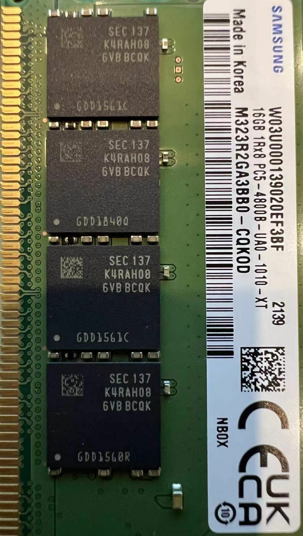 Specificaties van Samsung M323R2GA3BB0-CQK - Tweakers
