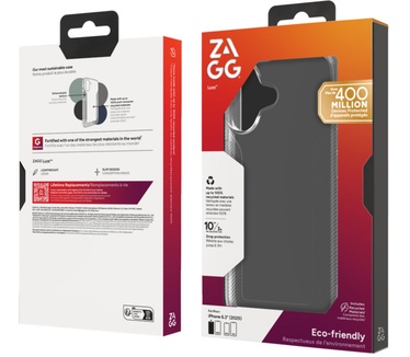 Zagg Luxe (iPhone 15/14 Plus) Zwart