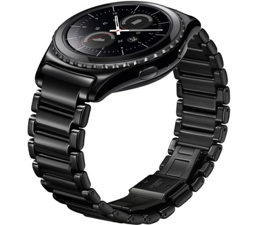 Samsung Ceramic Strap Gear S2 Classic Armband Zwart(Universal (20 mm))