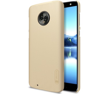 Nillkin Frosted Shield Hard Case voor Motorola Moto G6 - Goud  Goud