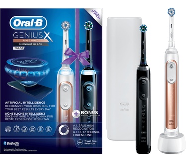 Oral-B Genius 20900 Elektrische tandenborstels Roségoud En Zwart Powered By Braun