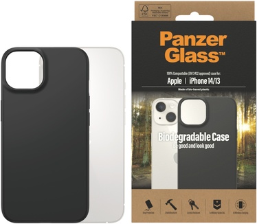PanzerGlass Biodegradable (iPhone 14) Zwart