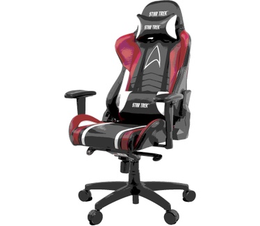 Arozzi Gaming Chair Star Trek Edition Zwart/Rood
