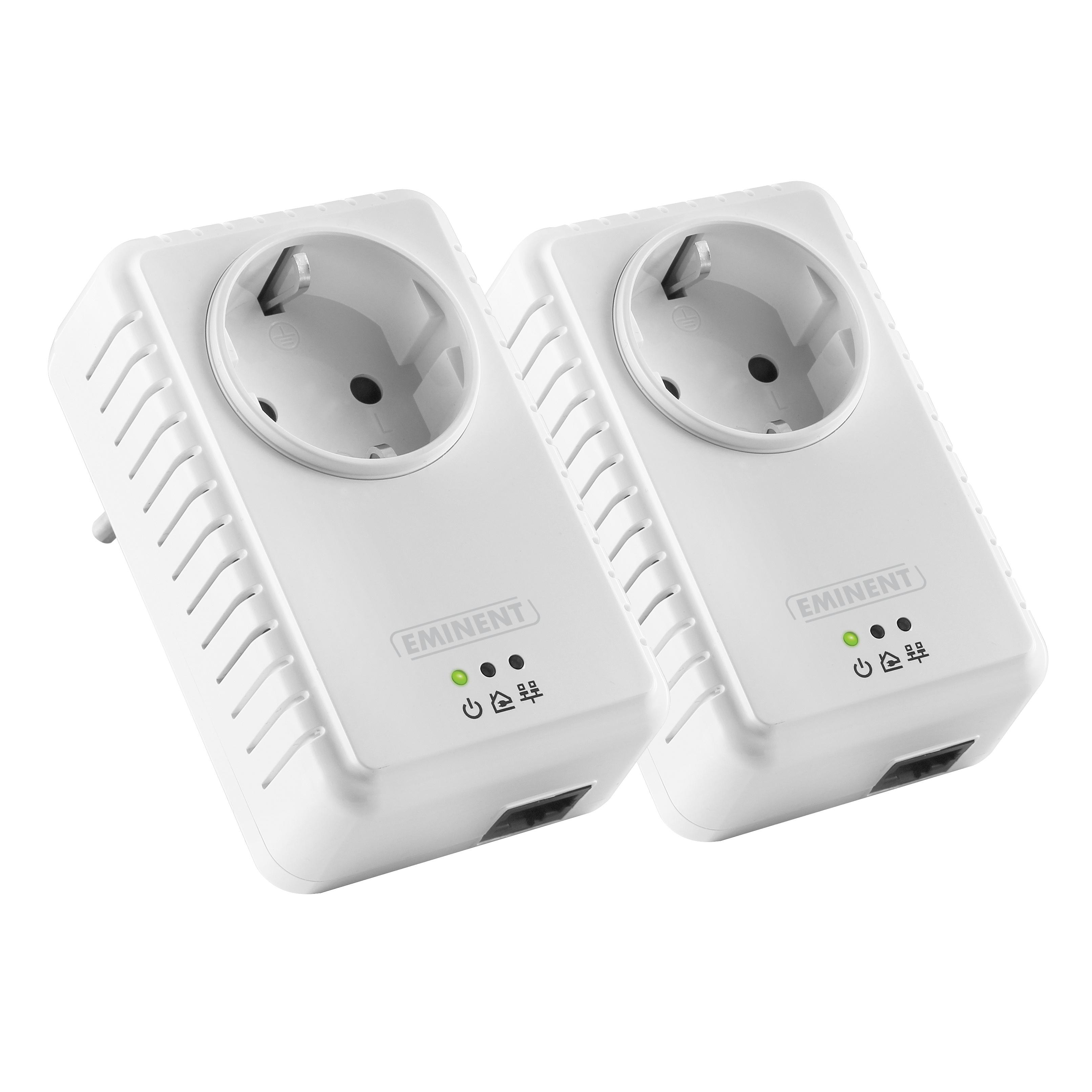 Eminent Powerline Adapter 500Mbps met geïntegreerd stopcontact (Starter