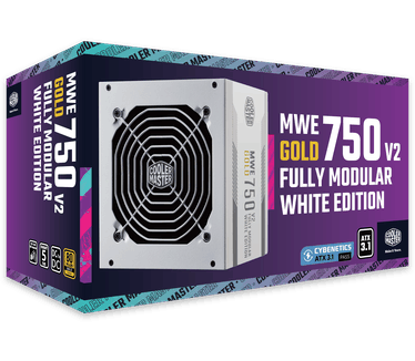 Cooler Master MWE Gold 750 V2 ATX 3.1, White Edition