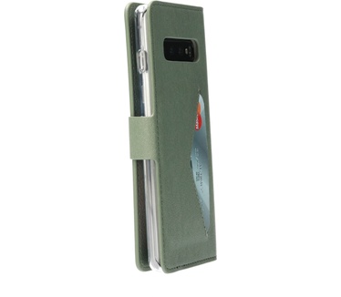 Mobiparts Classic Wallet Case Galaxy S10 Stone Green