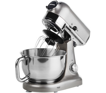 Medion Premium keukenmachine MD 16480, vermogen 1000W, mengen, kneden, roeren, 8 snelheden, roestvrijstalen mengkom