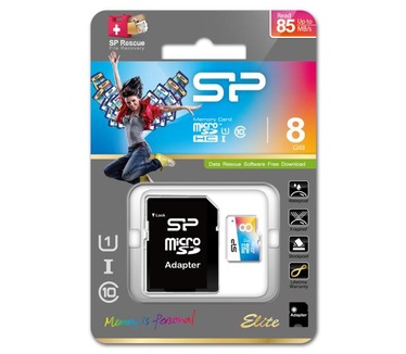 Silicon Power 8GB microSDHC