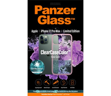PanzerGlass 0275 (iPhone 12 Pro Max Rose Gold) Transparant