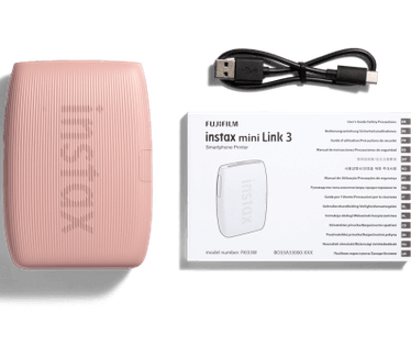 Fujifilm Instax Instax mini Link 3 - Pocket Printer - Rose Pink