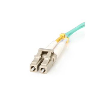 Startech.com 5m 10Gb Aqua LC/LC Duplex 50/125 Multimode LSZH Fiber Cable